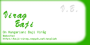 virag baji business card